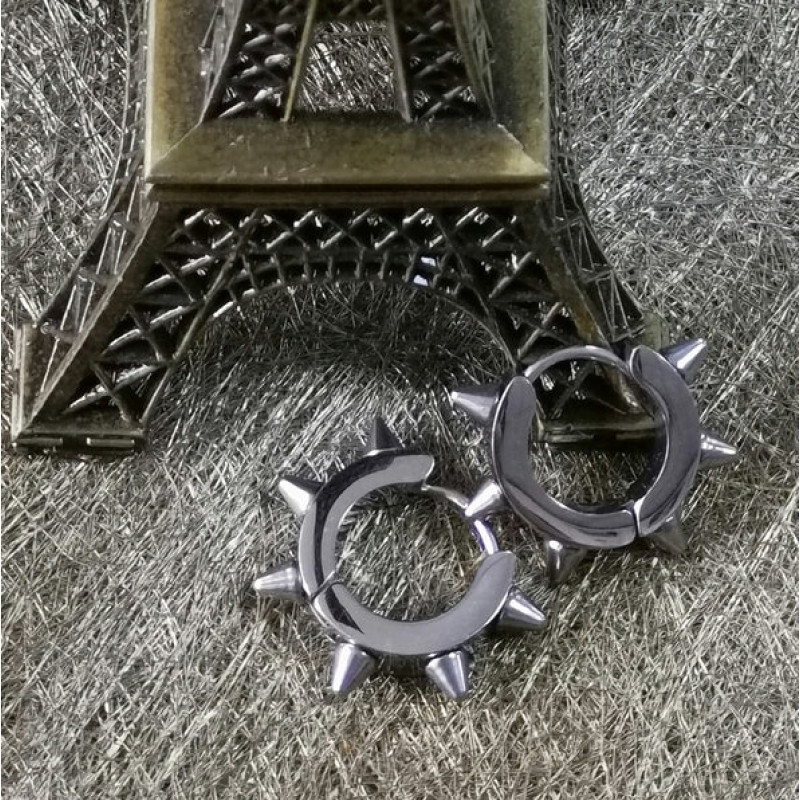 Серьги из стали "Шипы" Серьги из стали "Шипы"