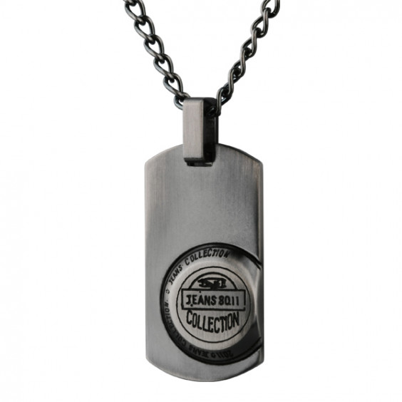 Кулон из стали, цвет Antique grey